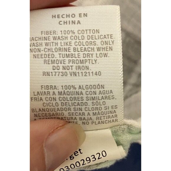 Cloud Island Muslin Swaddle Receiving Baby Blanket Balloons Teal &  Gray 42x4 - Picture 5 of 5